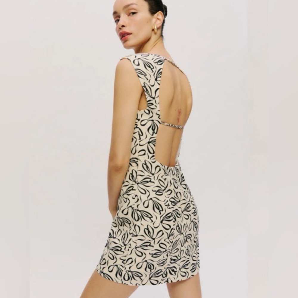 Reformation Avina Linen Dress 100% linen